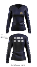 BIA POLICE 54226470 Women's Long Sleeve V-neck Shirt - 3