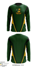 Carlisle High School Wrestling 92505474 Long Sleeve Performance Shirt - 1