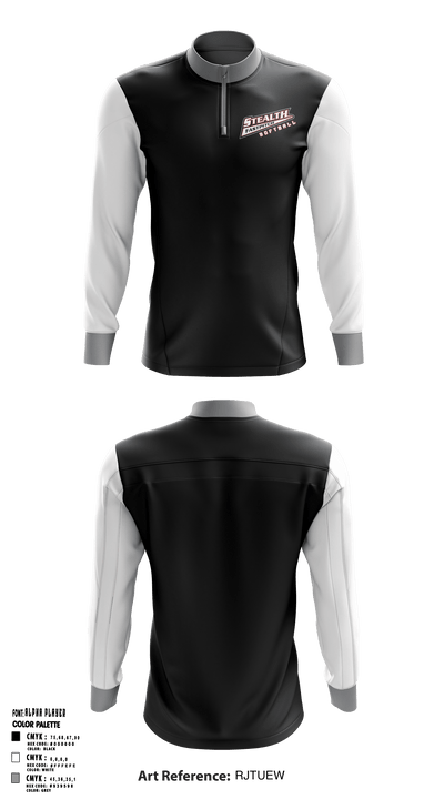Stealth Softball Org 44677915 Quarter Zip Jacket - 5