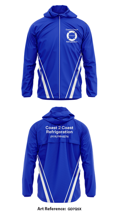 Coast 2 Coast Refrigeration 5433005 Windbreaker - 2