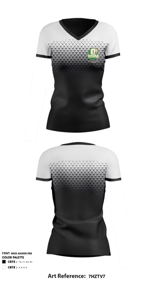 Women's Short Sleeve Vneck Shirt, Ohsaa Southwest District - Swmming, Swimming, Teamtime, Team time, sublimation, custom sports apparel, team uniforms, spirit wear, spiritwear, sports uniforms, custom shirts, team store, custom team store, fundraiser sports, apparel fundraiser