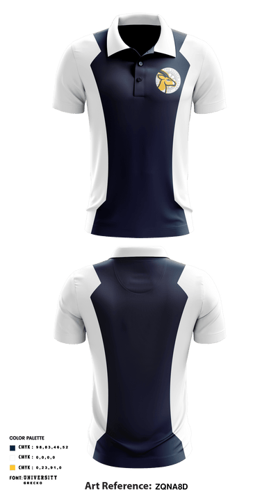 Academy of the Sacred Heart Golf 86313992 Short Sleeve Performance Polo - 1