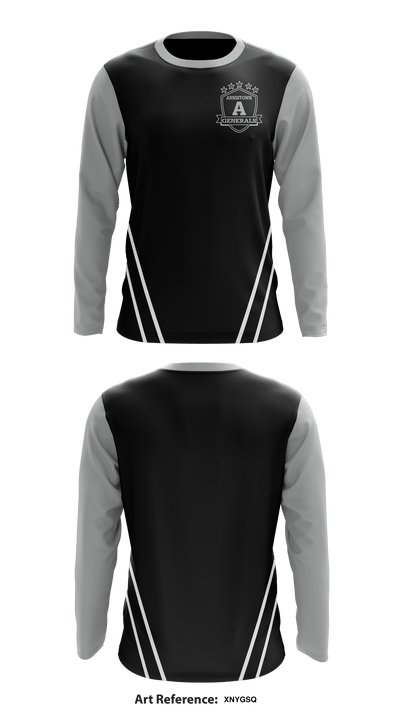 Annistown Elementary 43857991 Long Sleeve Performance Shirt - 1