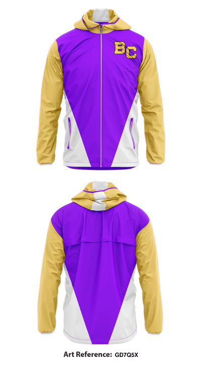 Bennett County Track & Field 93120892 Windbreaker - 1