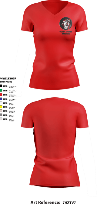 Women's Short Sleeve Vneck Shirt, Venom Sports Training, Men's Basketball, Teamtime, Team time, sublimation, custom sports apparel, team uniforms, spirit wear, spiritwear, sports uniforms, custom shirts, team store, custom team store, fundraiser sports, apparel fundraiser
