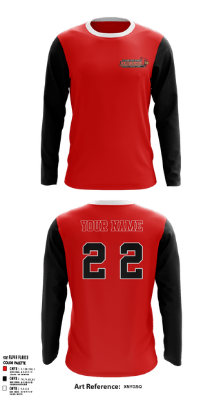 Long Sleeve Performance Shirt, Upper Freehold Baseball & Softball League, Baseball, Teamtime, Team time, sublimation, custom sports apparel, team uniforms, spirit wear, spiritwear, sports uniforms, custom shirts, team store, custom team store, fundraiser sports, apparel fundraiser