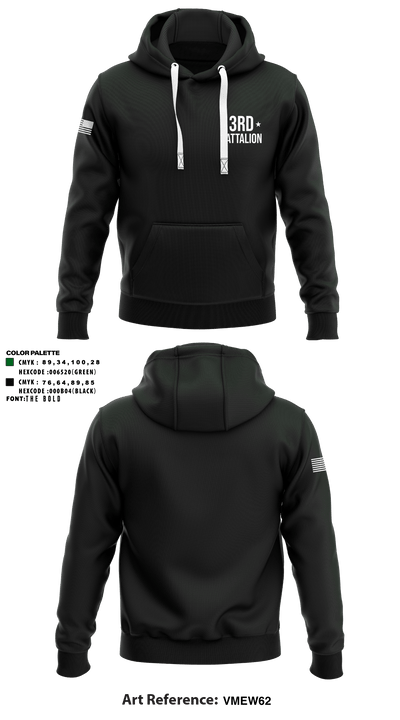 3rd Battalion 15436757 Hoodie - 2