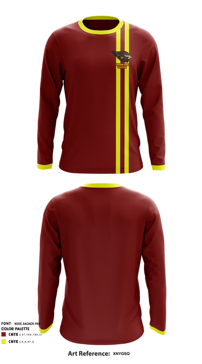 Joseph Case High School Soccer 20101021 Long Sleeve Performance Shirt - 1