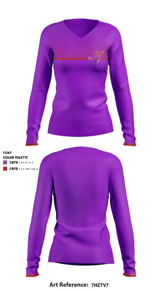 Women's Long Sleeve Vneck Shirt, , , Teamtime, Team time, sublimation, custom sports apparel, team uniforms, spirit wear, spiritwear, sports uniforms, custom shirts, team store, custom team store, fundraiser sports, apparel fundraiser