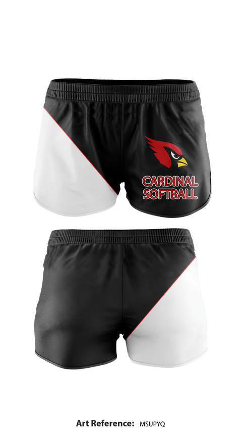 Pompton Lakes Cardinals 60485649 Track Shorts - 3