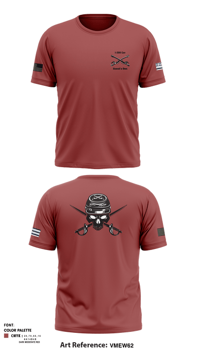 1-299 Cav A Trp 45768912 Short Sleeve Performance Shirt - 1