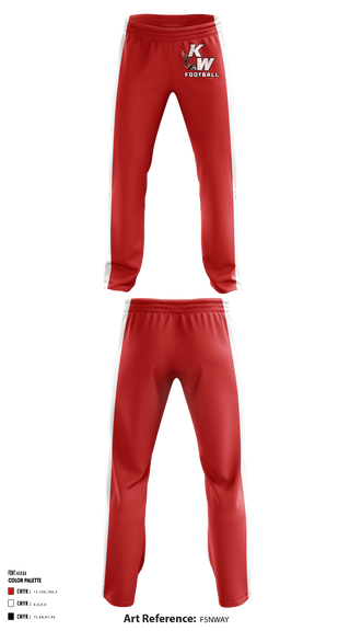 Sweatpants, Kirkwood Webster Junior Football League, Football, Teamtime, Team time, sublimation, custom sports apparel, team uniforms, spirit wear, spiritwear, sports uniforms, custom shirts, team store, custom team store, fundraiser sports, apparel fundraiser