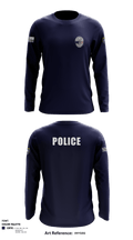 El Portal Police Department 22323429 Long Sleeve Performance Shirt - 1