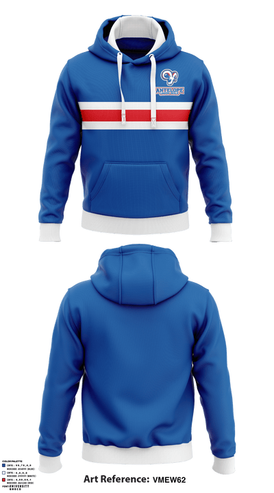 Antelope Union HS Golf 25010735 Hoodie - 1
