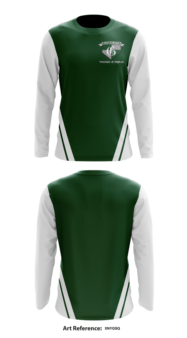 Greenbrier track & field 68070632 Long Sleeve Performance Shirt - 1