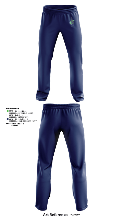 Mid-Maryland Crestwood Basketball 18331914 Sweatpants - 2