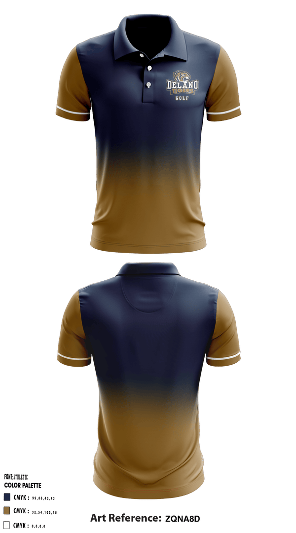 Short Sleeve Performance Polo, Delano High School Golf, Golf, Teamtime, Team time, sublimation, custom sports apparel, team uniforms, spirit wear, spiritwear, sports uniforms, custom shirts, team store, custom team store, fundraiser sports, apparel fundraiser