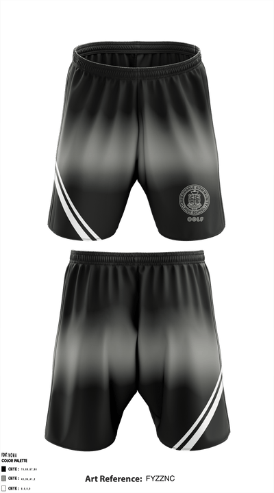 Carbondale Community High School Golf 88872531 Athletic Shorts With Pockets - 1