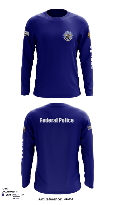 BIA POLICE 54226470 Long Sleeve Performance Shirt - 1