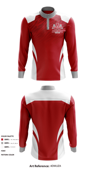 Quarter Zip Jacket, Archer Athletic Association, School Spirit Store, Teamtime, Team time, sublimation, custom sports apparel, team uniforms, spirit wear, spiritwear, sports uniforms, custom shirts, team store, custom team store, fundraiser sports, apparel fundraiser