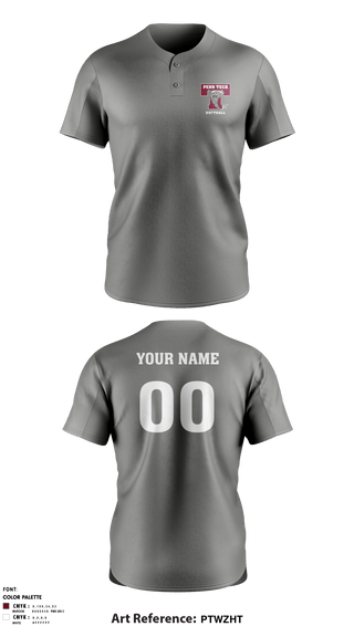 Two Button Softball Jersey, Camden County Technical High School-Pennsauken Campus Softball, Softball, Teamtime, Team time, sublimation, custom sports apparel, team uniforms, spirit wear, spiritwear, sports uniforms, custom shirts, team store, custom team store, fundraiser sports, apparel fundraiser
