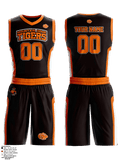 Mountain home tigers 71870019 Basketball Uniform - 1