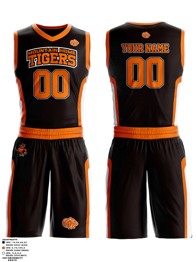 Mountain home tigers 71870019 Basketball Uniform - 1