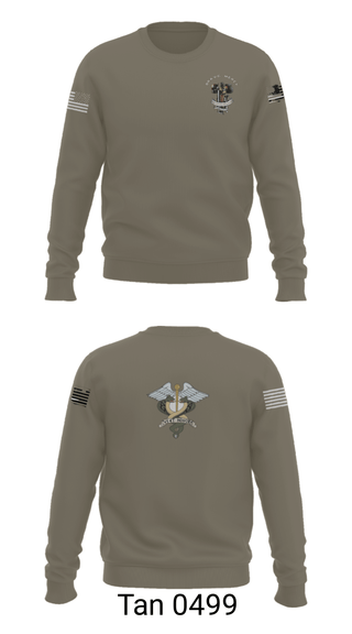 Crew Neck Sweatshirt, , Army, Teamtime, Team time, sublimation, custom sports apparel, team uniforms, spirit wear, spiritwear, sports uniforms, custom shirts, team store, custom team store, fundraiser sports, apparel fundraiser