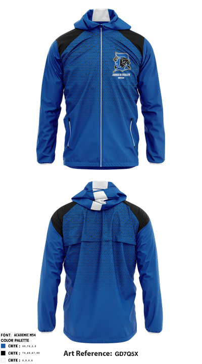 James B Dudley High School Soccer 29020575 Windbreaker - 1