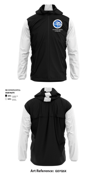 Windbreaker, Pleasant Grove High School Lacrosse, Women's Lacrosse, Teamtime, Team time, sublimation, custom sports apparel, team uniforms, spirit wear, spiritwear, sports uniforms, custom shirts, team store, custom team store, fundraiser sports, apparel fundraiser