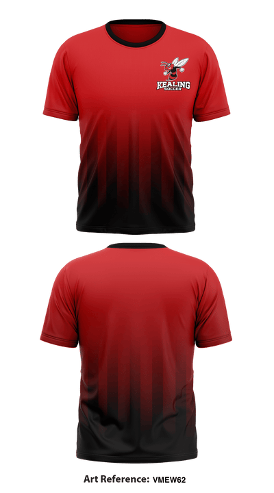 Kealing Middle School Soccer 46748246 Short Sleeve Performance Shirt - 1