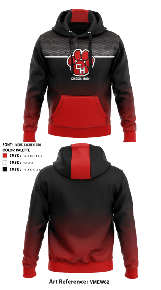 Hoodie, Colleyville Heritage High School Cheer, , Teamtime, Team time, sublimation, custom sports apparel, team uniforms, spirit wear, spiritwear, sports uniforms, custom shirts, team store, custom team store, fundraiser sports, apparel fundraiser