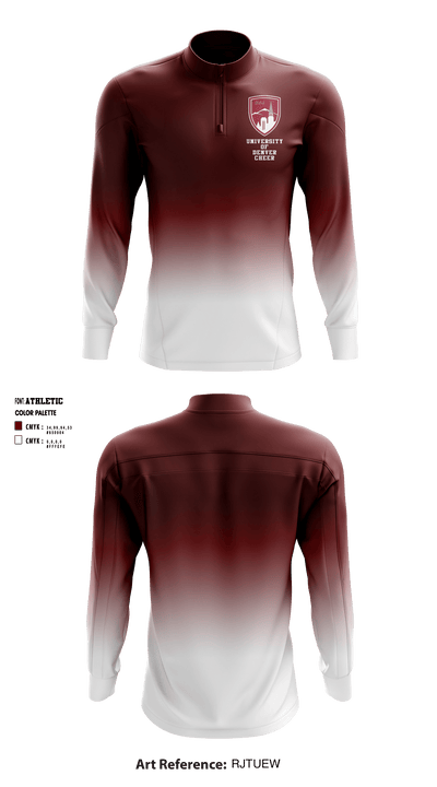 University of Denver Cheer 87569345 Quarter Zip Jacket - 1