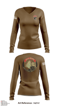 Pale Horse 72886265 Women's Long Sleeve V-neck Shirt - 19