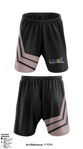 Athletic Shorts With Pockets, Southern Alberta Lacrosse Association, Women's Lacrosse, Teamtime, Team time, sublimation, custom sports apparel, team uniforms, spirit wear, spiritwear, sports uniforms, custom shirts, team store, custom team store, fundraiser sports, apparel fundraiser