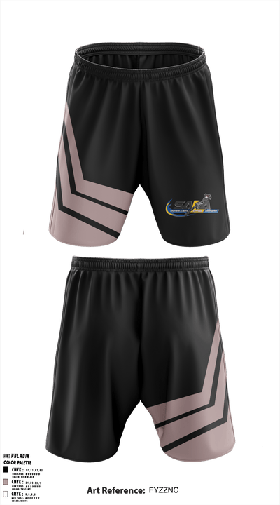 Southern Alberta Lacrosse Association 98191738 Athletic Shorts With Pockets - 1