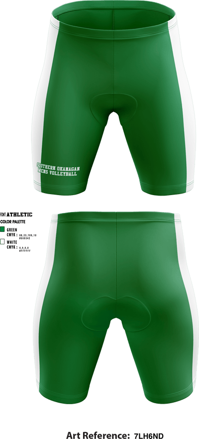 Southern Okanagan Volleyball Club 75087463 Men's Compression Shorts - 1