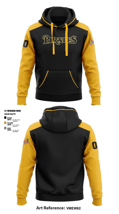 Los Angeles Pirates 74312267 Hoodie - 2