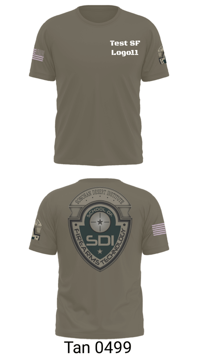 Test SF Logo 16004450 Short Sleeve Performance Shirt - 2