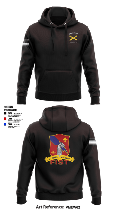 Crusaders 1/133rd FA 56474981 Hoodie - 1