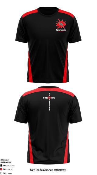 Short Sleeve Performance Shirt, SportsFit Training Center, Business, Teamtime, Team time, sublimation, custom sports apparel, team uniforms, spirit wear, spiritwear, sports uniforms, custom shirts, team store, custom team store, fundraiser sports, apparel fundraiser