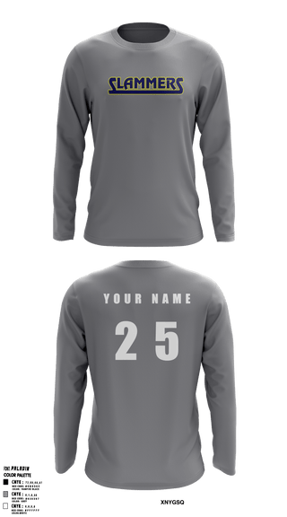 Long Sleeve Performance Shirt, Slammers FP, Softball, Teamtime, Team time, sublimation, custom sports apparel, team uniforms, spirit wear, spiritwear, sports uniforms, custom shirts, team store, custom team store, fundraiser sports, apparel fundraiser