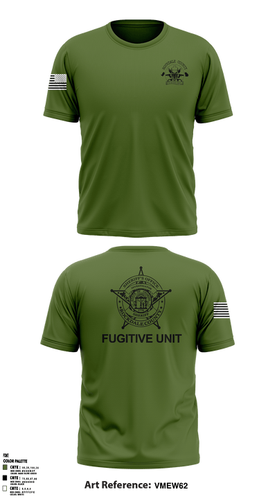 RCSO Fugitive Unit 51311799 Short Sleeve Performance Shirt - 1