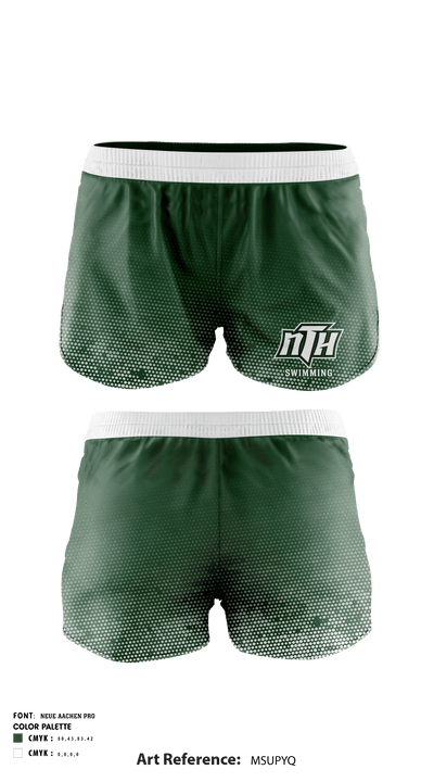 North Hall High School Swimming 67249085 Women's Shorts - 2