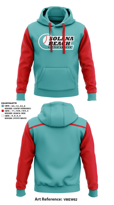 Solana Beach Little League 47564612 Hoodie - 1