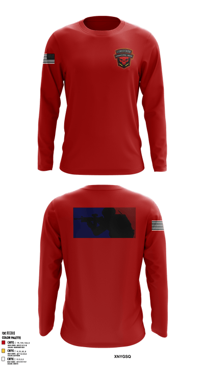 Cyndicate Operational Group 92143460 Long Sleeve Performance Shirt - 1