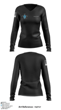 C-TRP 1-89cav 8122558 Women's Long Sleeve V-neck Shirt - 1