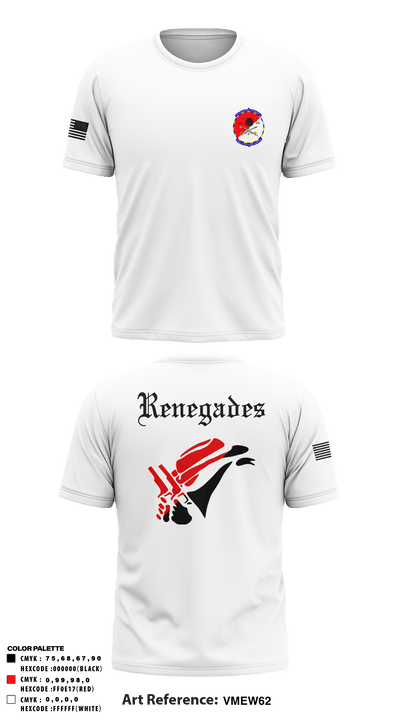 Alpha Troop 2-6 Cav Renegades 60114489 Short Sleeve Performance Shirt - 3