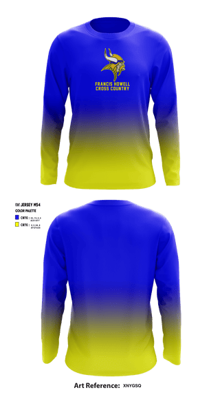 Long Sleeve Performance Shirt, Francis Howell High School Cross Country, Cross Country, Teamtime, Team time, sublimation, custom sports apparel, team uniforms, spirit wear, spiritwear, sports uniforms, custom shirts, team store, custom team store, fundraiser sports, apparel fundraiser