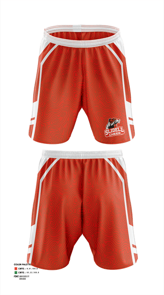 Athletic Shorts With Pockets, Slidell High School Cheer, School Spirit Store, Teamtime, Team time, sublimation, custom sports apparel, team uniforms, spirit wear, spiritwear, sports uniforms, custom shirts, team store, custom team store, fundraiser sports, apparel fundraiser